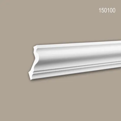 Produktbild von PROFHOME 150100 Eckleiste aus Polyurethan Deckenleiste Stuckleiste 2 m