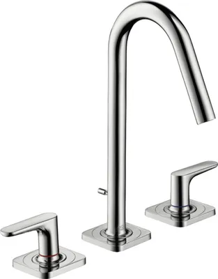 Productafbeelding van Hansgrohe wastafelmengkraan Axor Citterio M, chroom, met hendels, artikelnummer 34133000