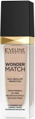 Obrázek produktu pro Eveline Cosmetics Wonder Match – make-up, dlouhotrvající efekt, krytí, Odstín 12 light natural