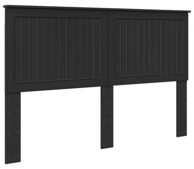 Image de vidaXL Tête de lit en bois d'ingénierie aspect chêne noir