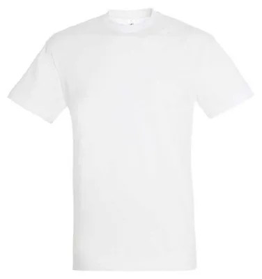 Image de SOLS - T-shirt « Regent » pour hommes/femmes Unie LT2888 (L) (Blanc)