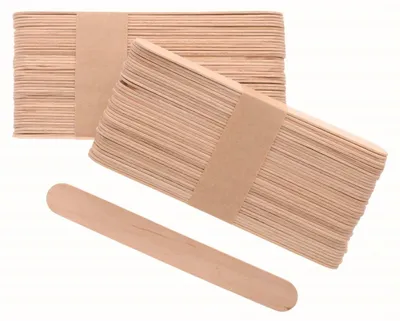 Produktbild von Glorex Bastelhölzer 18 x 150 mm natur 80 Stk.