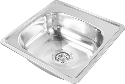 Produktbild von MIDORI® Edelstahl Spüle Küchenspüle Einbauspüle Spülbecken 48x48cm