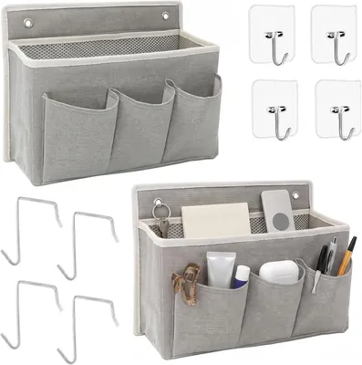 Produktbild von Wandorganizer – Set aus 2 – Hängeorganizer mit 3 Fächern