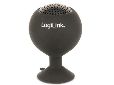 Produktbild von LogiLink Iceball, 1.0 Kanäle, 1-Weg, Neodym, 1,5 W, Kabelgebunden, Schwarz