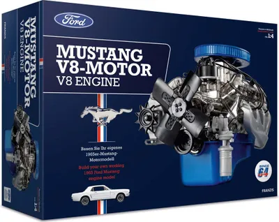 Obrázok produktu pre Stavebnica motora Franzis Ford Mustang V8 67501-9 Kov 27 x 20 x 27