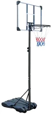 Image de Panier de basket, design portable, hauteur réglable, noir