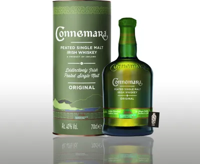 Produktbild von Connemara Peated Single Malt Irish Whiskey 0,7l (40% vol.) inkl. Geschenkbox (s. Bild)- [Enthält Sulfite]