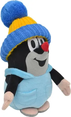 Produktbild von Der kleine Maulwurf,Hose und blau-gelbe Mütze,20cm-Plüschtier Maulwurf