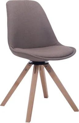 Produktbild von Besucherstuhl Troyes Drehbar Natura Stoff Square taupe