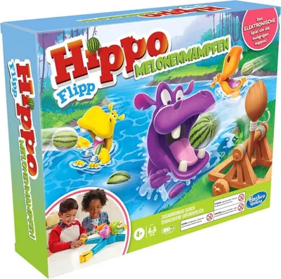 Produktbild von Hasbro E9707 - Hippo Flip: Melonenmampfen