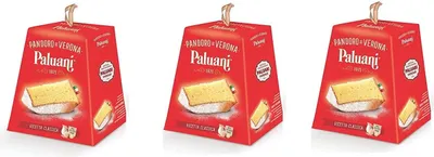 Produktbild von 3x Paluani Pandoro di Verona ricetta classica weich pandoro mit Puderzucker 750g