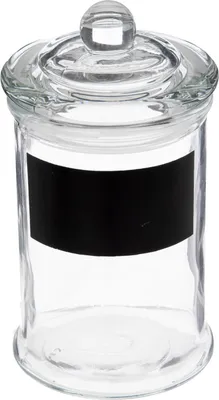 Produktbild von Glaskrug + schieferfarbenes etikett 0,12l - 5 five simply smart
