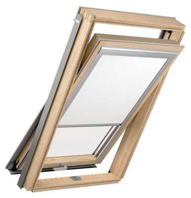 Zdjęcie produktu dla Roleta do okna dachowego Velux - Czarna, roleta rzymska, 78x98 cm