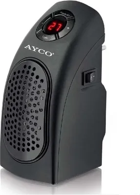 Obrázek produktu pro Topidlo s ventilátorem Ayco AHH-400, 400W, LED, časovač, 2 úrovně, černá