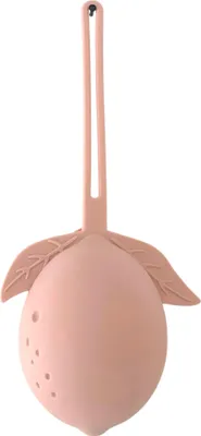Produktbild von Zayno® Schnullerhalter "Zitrella" in Rosa | Hygienisch, Schnulleraufbewahrung, Geschenk für Baby, Taufe, Geburt, Orange