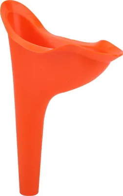 Produktbild von Neue weibliche Frauen Reisen Camping Toilette Zubehör Outdoor tragbare Urinal Trichter (Orange)