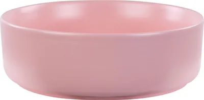 Obrázok produktu pre BELIANI Kúpeľňové umývadlo na dosku ružové keramické okrúhle ⌀ 37 cm moderná kúpeľňa