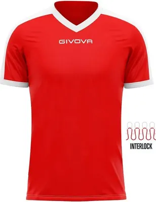 Produktbild von Sport-T-Shirt Givova Revolution Rot-Weiß Rot