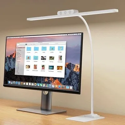 Zdjęcie produktu dla Lampa biurkowa LED regulowana 16 trybów oświetlenia do pracy biuro czytanie