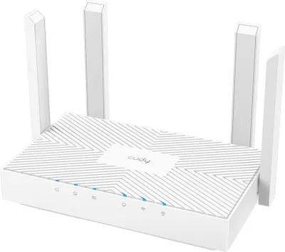 Produktbild von Router bezprzewodowy CUDY WR1300E, Dwuzakresowy AC1200, 300+867 Mbps, 3xGigabit, Biały