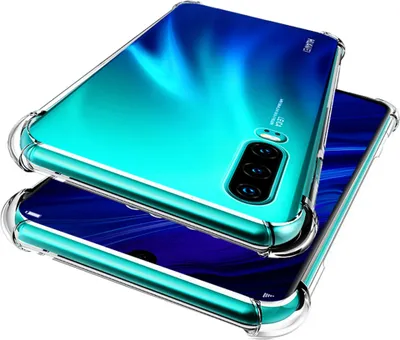 Image de Huawei P30 Case, Transparent Soft TPU Bumper, Shockproof Protective Case for Huawei P30