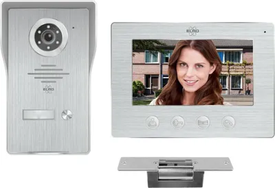 Produktbild von IP Türsprechanlage mit Kamera und Türöffner, Video Türklingel für 1 Familienhaus