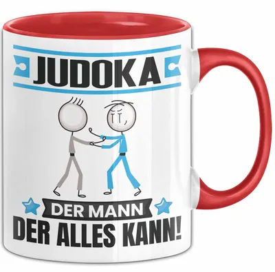 Produktbild von Judoka Tasse Geschenk für Judoka Der Mann Der Alles Kann Geschenkidee zum Geburtstag (Rot)
