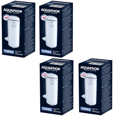 Produktbild von Aquaphor Topaz Filtereinsatz 4 Stück.