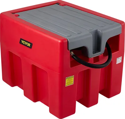 Produktbild von VEVOR Kraftstofftanks Mobile Tankanlage 220 Liter mit 12V DC Pumpe Rot Mobile Dieseltankstelle 140W