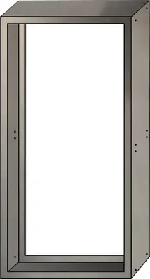 Produktbild von UNUS® Kaminholzrahmen Sichtschutzzaun Zaunelement