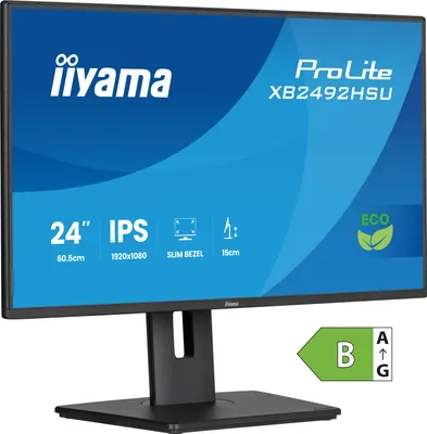 Iiyama 24" IPS 4-side slim bezel Green Choice EyeComfort/EyeSafe 2. - Flachbildschirm (TFT/LCD) - 61 cm