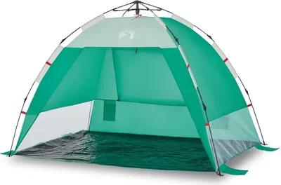 Produktbild von vidaXL Strandzelt 2 Personen Seegrün Quick Release Wasserdicht