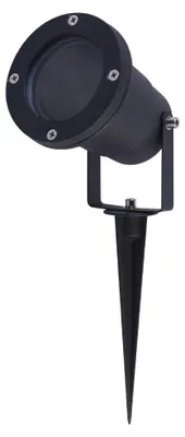 Image de HOFTRONIC - Lampe à piquer jardin dimmable inclinable GU10 IP65 noir alu
