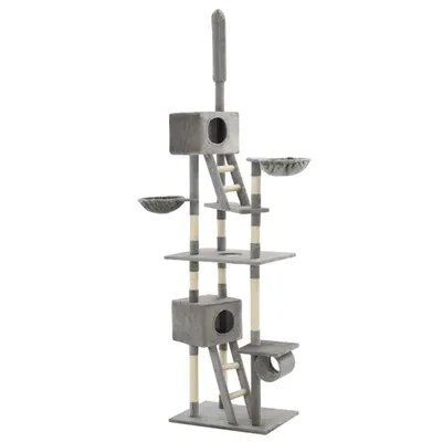 Zdjęcie produktu dla vidaXL Drapak dla kota sizal 230 - 260 cm szary