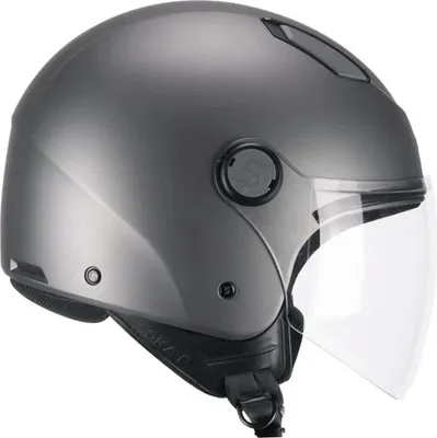 Obrázek produktu pro Přilba Demi Jet SKA-P 1LHA LUKE Mono Polished Satin Anthracite velikost S