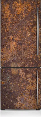 Produktbild von Kühlschrankmagne Kühlschrank Magnetfolie Dekoration 60x180 cm - Bronze strukturiert