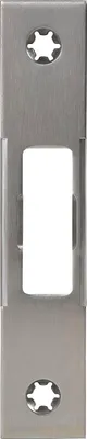 Produktbild von Schließblech für MFV Secury 2-flg. Flach 24 x 3 x 120 mm Zusatzfalle, Edelstahl