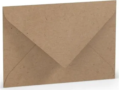 Produktbild von Briefumschlag B6 Nassklebung Kraft