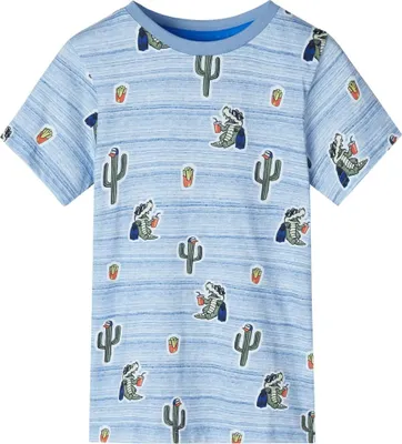Produktbild von "2026 Promotion" Kinder-T-Shirt - Gute Qualität - Blaumischung 128 - Langarmshirts MM141