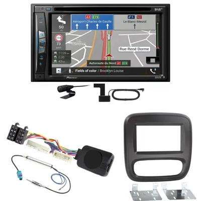 Produktbild von Pioneer AVIC-Z730DAB USB DAB+ MP3 Digitalradio Einbauset für Fiat Talento