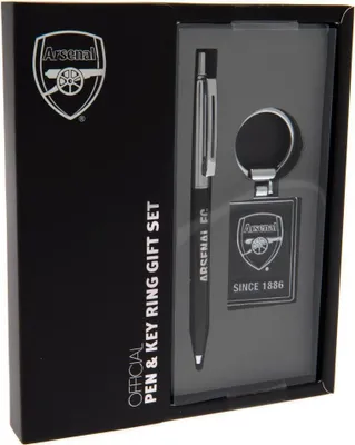 Image de Arsenal FC - Set stylo et porte-clés TA4945 (taille unique) (noir/argent)