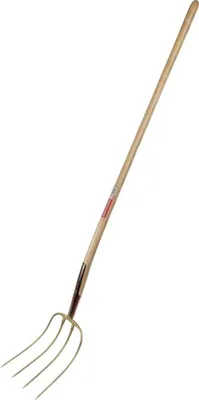 Image de Fourche à fumier Erntekönig Dents-L.310mm 4 dents forgées en Allemagne du Sud, avec manche