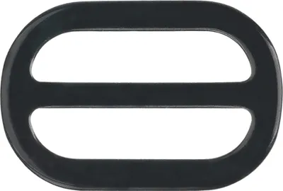 Obrázok produktu pre Dekoratívna oválna čierno-biela sponka – 5x3,5 cm – čierna, biela