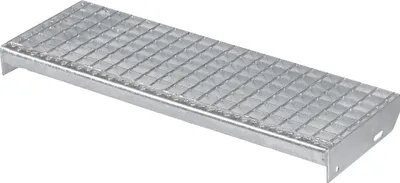 Produktbild von Metallstufe 800x270 mm verzinkt Gitterroststufen 30x2 Treppenstufen