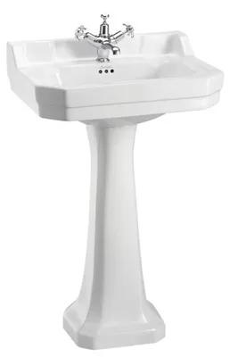 Immagine prodotto di Casa Padrino lavabo con piedistallo 56 x 47 x h. 96 cm - lavabo in porcellana