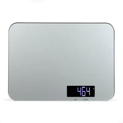 Image de Balance de cuisine électronique LIVOO DOM548G, Plateau verre, Capacité 15 kg, Écran LCD rétroéclairé