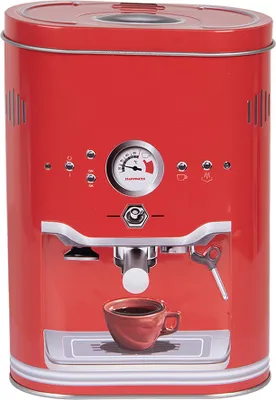 Immagine prodotto di Barattolo Clayre & Eef 14x8x19 cm tazza da caffè in metallo rosso