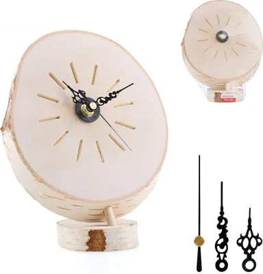 Image de Horloge en bois avec support