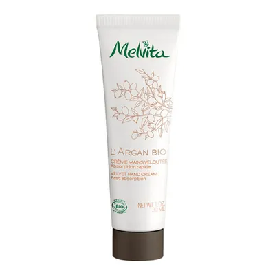Produktbild von Melvita L'Argan Bio Hand Cream, Creme, Frauen, Jeder Hauttyp, Nährend, Reparatur, 30 ml, Tube
